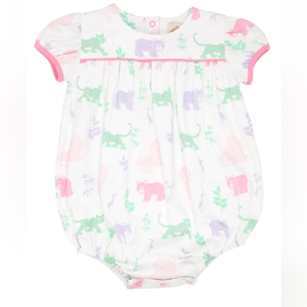 TBBC blythe bubble lions tigers bears with hamptons hot pink